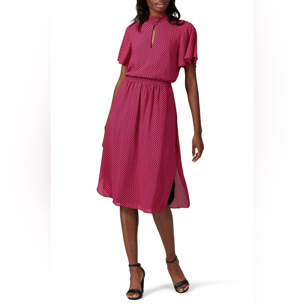 RACHEL ROY COLLECTION Pink Smocked Dress - Medium